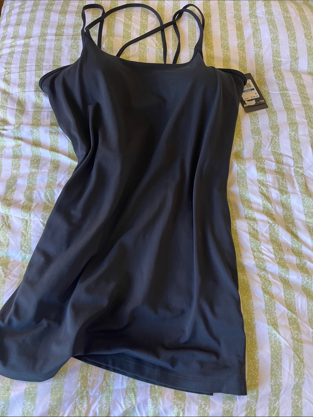 🌹Black Strappy Women's Athletic dress is sure to be a Winner!